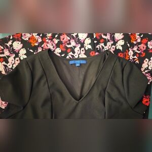 Apt. 9 Black Floral Dress XL